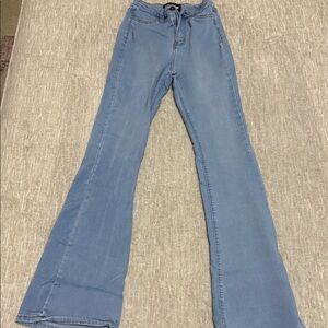 Fashion Nova Light Blue Flare Jeans